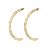 Load image into Gallery viewer, 1/2 Textured Hendrix Hoops