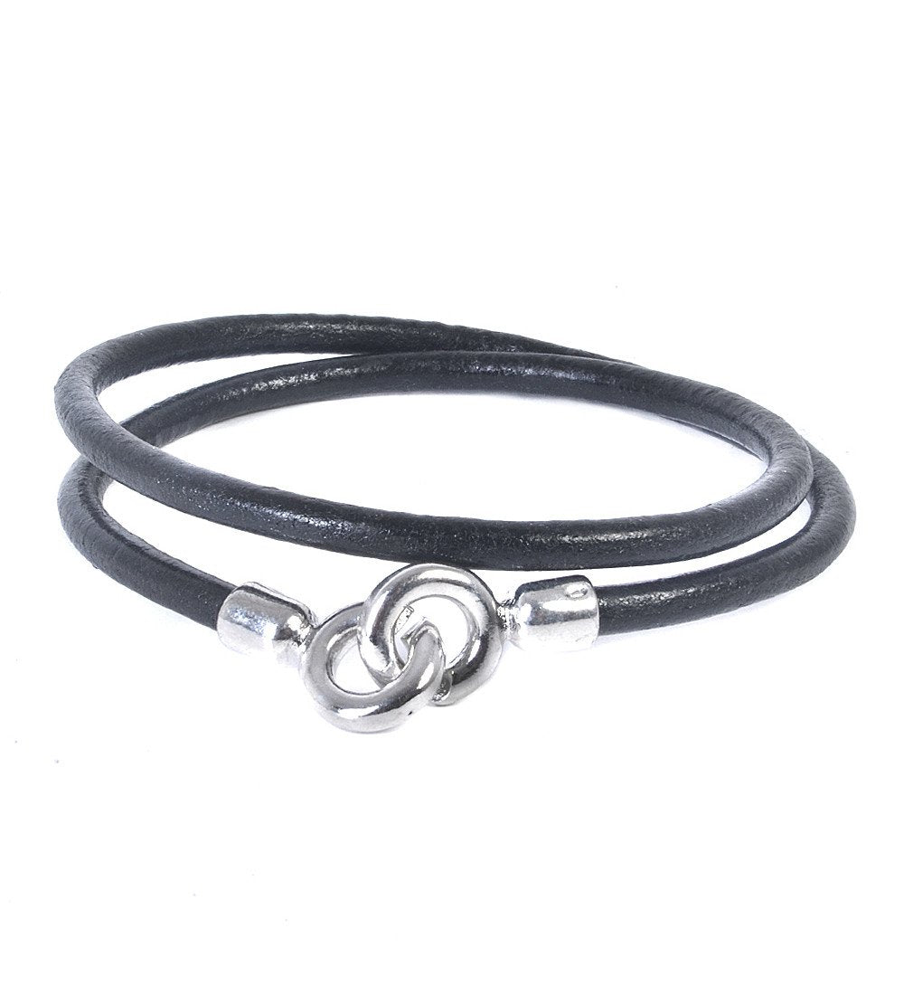 Leather Cord Wrap Bracelet - eklexic