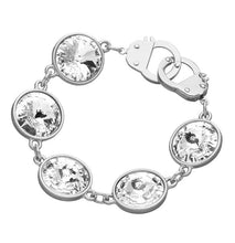 Load image into Gallery viewer, Crystals &amp; Cuffs Bracelet - eklexic