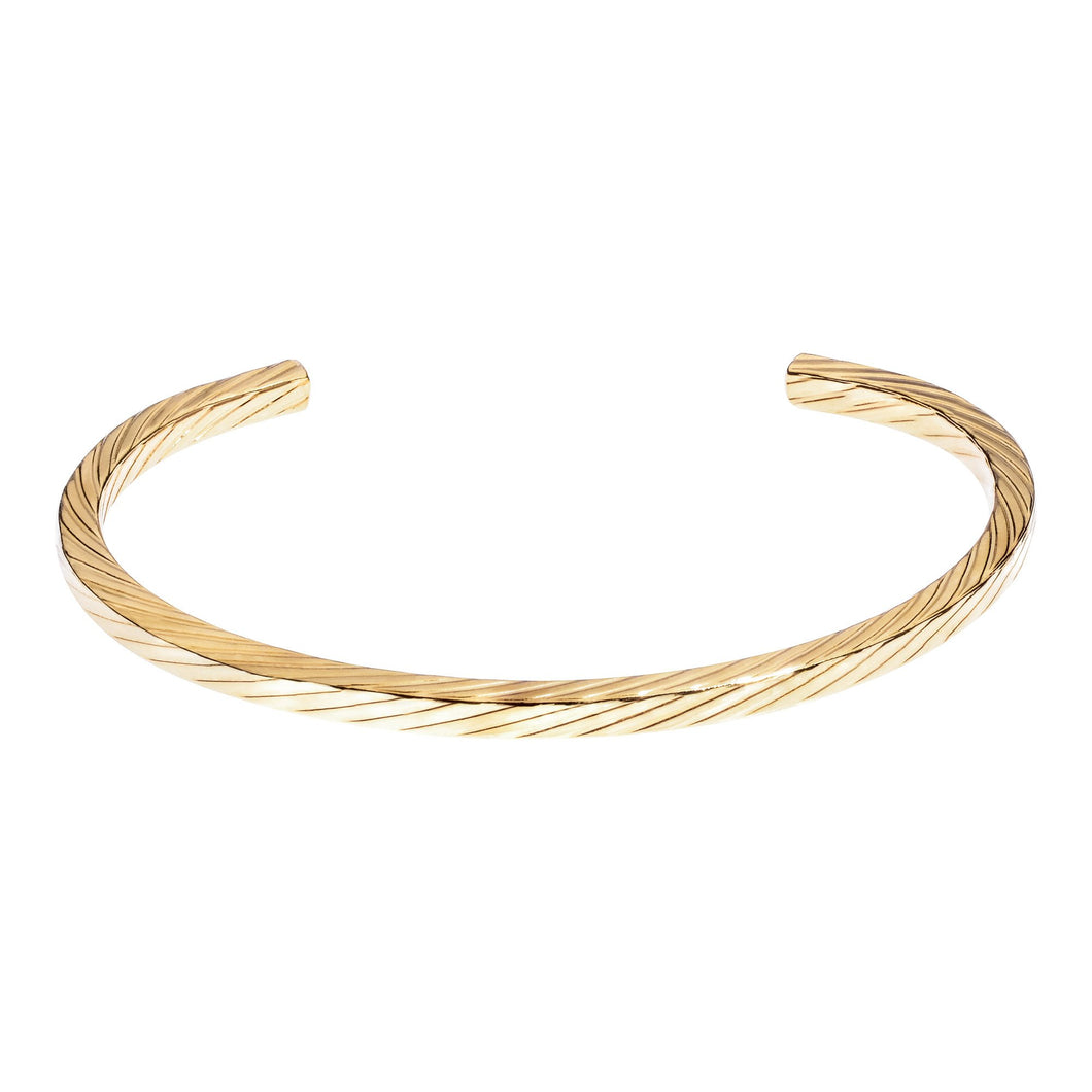 360 Diagonal Lined Square Cuff